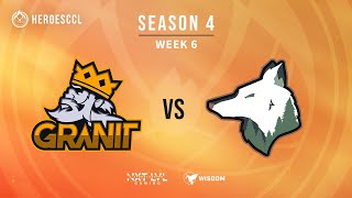 HeroesCCL Season 4 | Granit Gaming vs WildHeart Esports | Week 6 Day 1 Match 1 | HoTS Esports