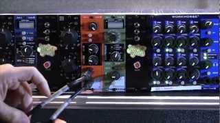 Radial Engineering Workhorse 8-Slot 500 Series Module Rack Overview | Full Compass