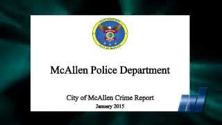 McAllen PD Releases 2014 Crime Report