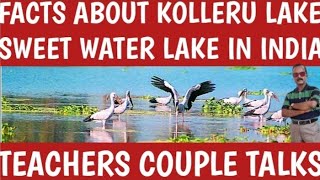 Facts about kolleru lake||sweet water lake in india||famous birds sanctuary||polluted by polltents.!