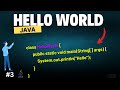 Java Tutorial: Creating Your First Hello World Program | Chapter-3 | Java Tutorial For Beginners