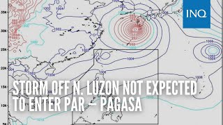 Storm off N. Luzon not expected to enter PAR — Pagasa