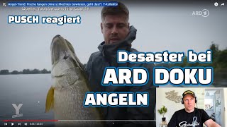 Desaster bei Angel Doku! Pusch reagiert auf ARD Sendung Fische angeln...😱 |Y-Kollektiv