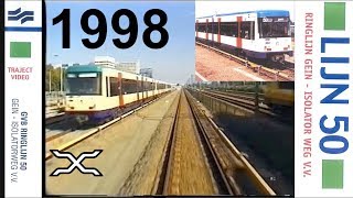 🚇 1998 oude Cabinerit Metro 50 Gein - Isolatorweg - Ringlijn - GVB Amsterdam POV