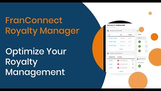 FranConnect Royalty Manager: Streamline Your Royalty Process