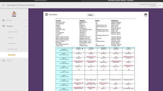 RenWeb Student Schedules