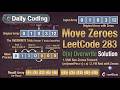 One Simple Trick to Crack LeetCode 283 Instantly!  #dsa #codinginterview #programming #leetcode