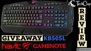 Havit Gamenote KB505L RGB Keyboard Review