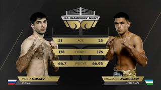 MUSAEV Vadim (RUS)  vs ASADULLAEV Khavasbek (UZB) | IBA Champions’ Night | November 4, 2024