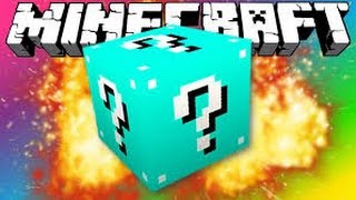 Minecraft: BLUE LUCKY BLOCK! {BOB ARMY AND  SPIDER JOCKEYS} Mod Showcase Put Volume To 50%