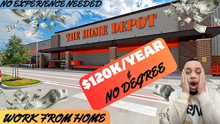 HOME DEPOT WILL PAY YOU $2,307/WEEK | WORK FROM HOME | REMOTE WORK FROM HOME JOBS | ONLINE JOBS