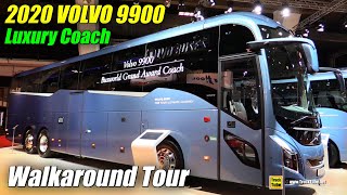 2020 Volvo 9900 Luxury Coach - Exterior Interior Walkaround - 2019 Busworld Brussels