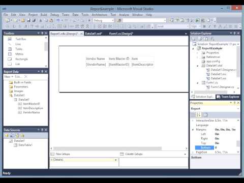 How to Create a Query-based Report in Microsoft Visual Studio 2010 using C# How to Create a Query-based Report in Microsoft Visual Studio 2010 using C#