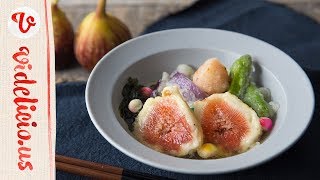 今が旬！紅葉おろしでさっぱりといただく無花果の揚げ出し｜How to make Deep-fried Fig in Japanese Soup Stock