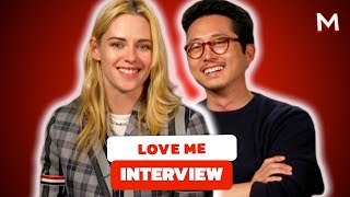 Kristen Stewart \u0026 Steven Yeun on 'Love Me,' Playing Robots, and the Future of Humanity | Interview