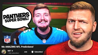 I React To My EMBARRASSING NFL Predictions...
