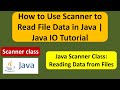 How to Use Scanner to Read File Data in Java | Java IO | Java Tutorial