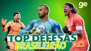 NÃO PASSA NADA! 💥 TOP DEFESAS DO BRASILEIRÃO 2021 | LISTAS | ge.globo