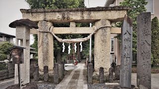 成沢八幡の鳥居（八幡神社の石鳥居）（最上の三鳥居の一つ）