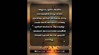 ആഗ്രഹം പോലും ഇല്ലായ്മയാണ് അല്ലാഹുവിന്റെ ആരിഫീങ്ങൾ 😍❣️