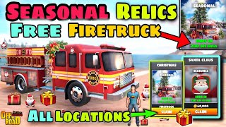 Off The Road All 25 Christmas🎁+10 Santa Claus Relics Locations🔥|| Unlock Otr V.1.16 Firetruck Free😍