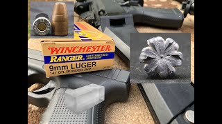 9x19mm, 147gr JHP Bonded, Winchester LE, Q4392