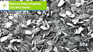 Natural Flake Graphite up close. View Northern Graphite's LDI-NFG 50x80 Product