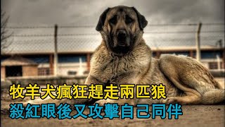 牧羊犬瘋狂趕走兩匹狼，殺紅眼後又攻擊自己同伴，飼養十條坎高犬的一天，從樸實無華的十盆羊肉抓飯開始