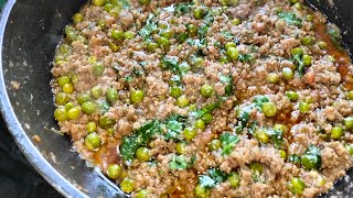 Matar qeema recipe| مٹر قیمہ بنانے کا آسان طریقہ #matarkeema #matarqeema