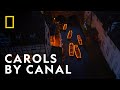 A Festive Floating Concert Venue | Christmas From Above | National Geographic UK