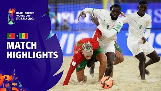 Portugal v Senegal | FIFA Beach Soccer World Cup 2021 | Match Highlights