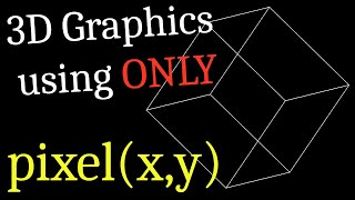 3D Graphics With Draw Pixel - Rotating Cube SDL2 C++ Project