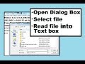 Python GUI read file contents into TextBox
