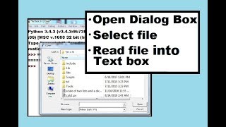 Python GUI read file contents into TextBox