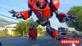 First On YouTube!!!! Telolet Rolling Truck Transforms Into Robot