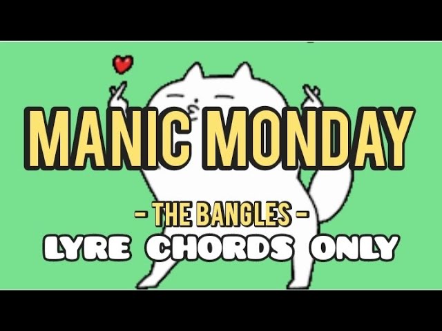 Manic Monday The Bangles Lyre Chords Only Simple Lyre Chords 2022