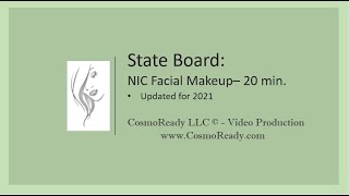 State Board - Esthetics NIC 2021 Facial Makeup