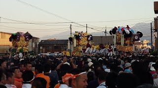 【新居浜太鼓祭り】平成27年（2015）川西地区 工場前 東町太鼓台VS江口太鼓台・大江太鼓台VS中須賀太鼓台・新須賀太鼓台VS西原太鼓台 喧嘩 いざり