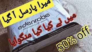 unboxing of Edenrobe parcel I 50% sale