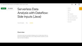 Serverless data analysis with dataflow - side input - java