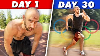 I Trained like an OLYMPIC SPRINTER for 30 Days