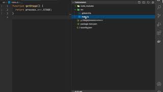 Strongly type your Node.js environment variables using declaration merging.