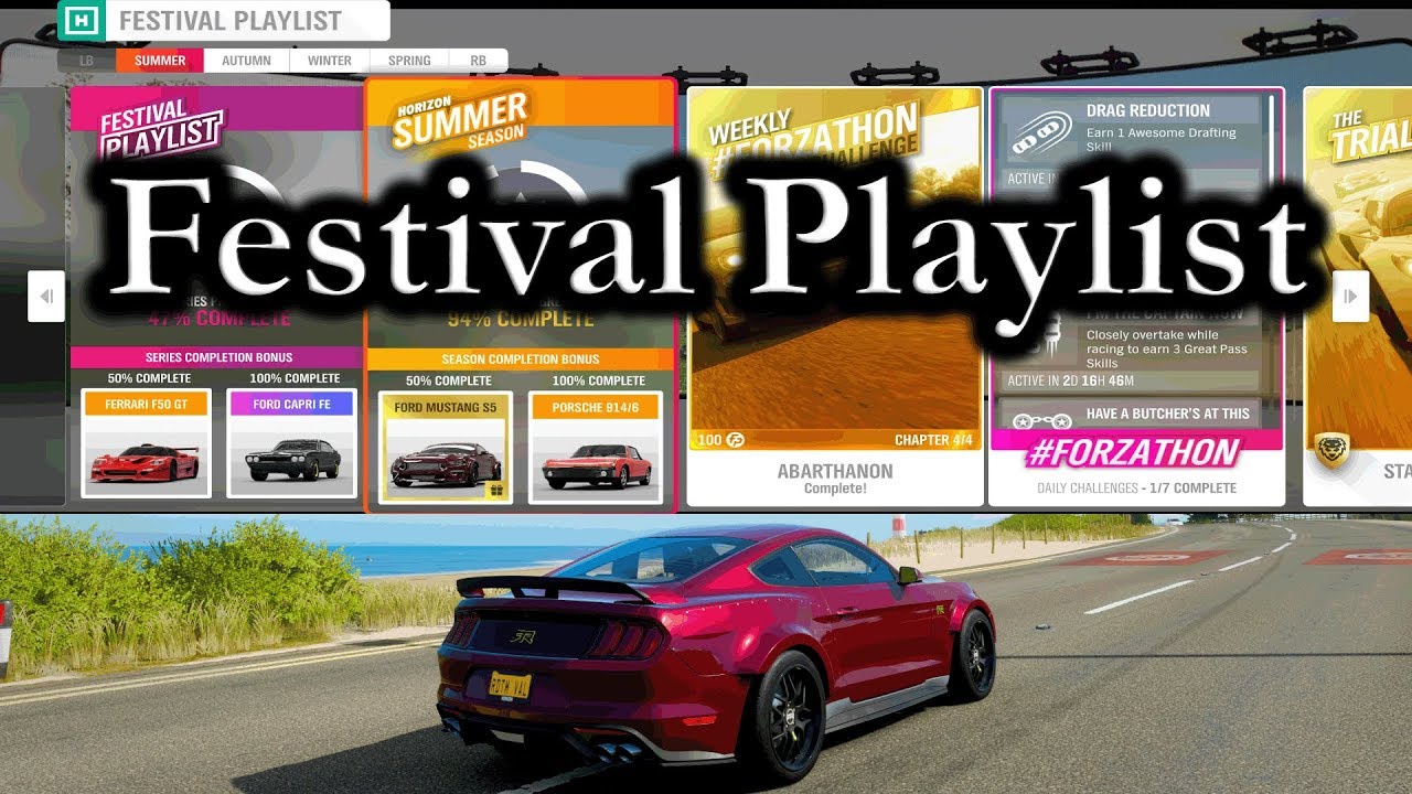 Forza Horizon 4 " Festival Playlist With Weekly Challenges And New Cars ...