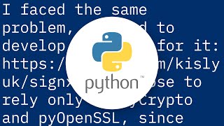 Validating SAML signature in python