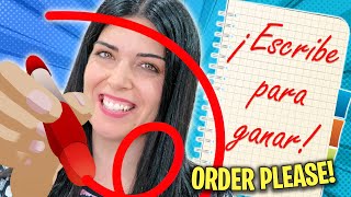 🖍 ESCRIBE PARA GANAR!! - Simulador de Restaurante - Order Please!