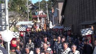 森の祭り2012御渡り　北街社・睦栄社・藤雲社・比雲社