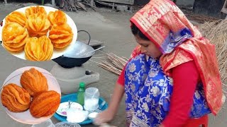 মুচমুচে ও সুস্বাদু কামরাঙ্গা পিঠা রেসিপি | Crunchy Kamranga Pitha | Bengali Sweet | CHHOTO COOK