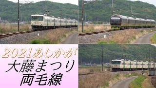 【4K】2021・あしかが大藤まつり～185系・485系やまどり・・・前編