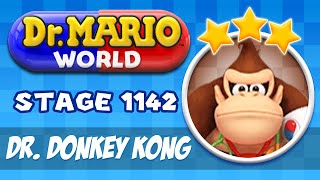 Dr. MARIO WORLD 3 STARS - REQUEST: Stage 1142 - Donkey Kong