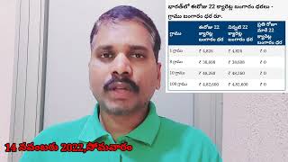 14 నవంబరు 2022 //బంగారం, ఎక్సేంజ్ ధరలు//Kuwait,India,Gulf gold and exchange updates